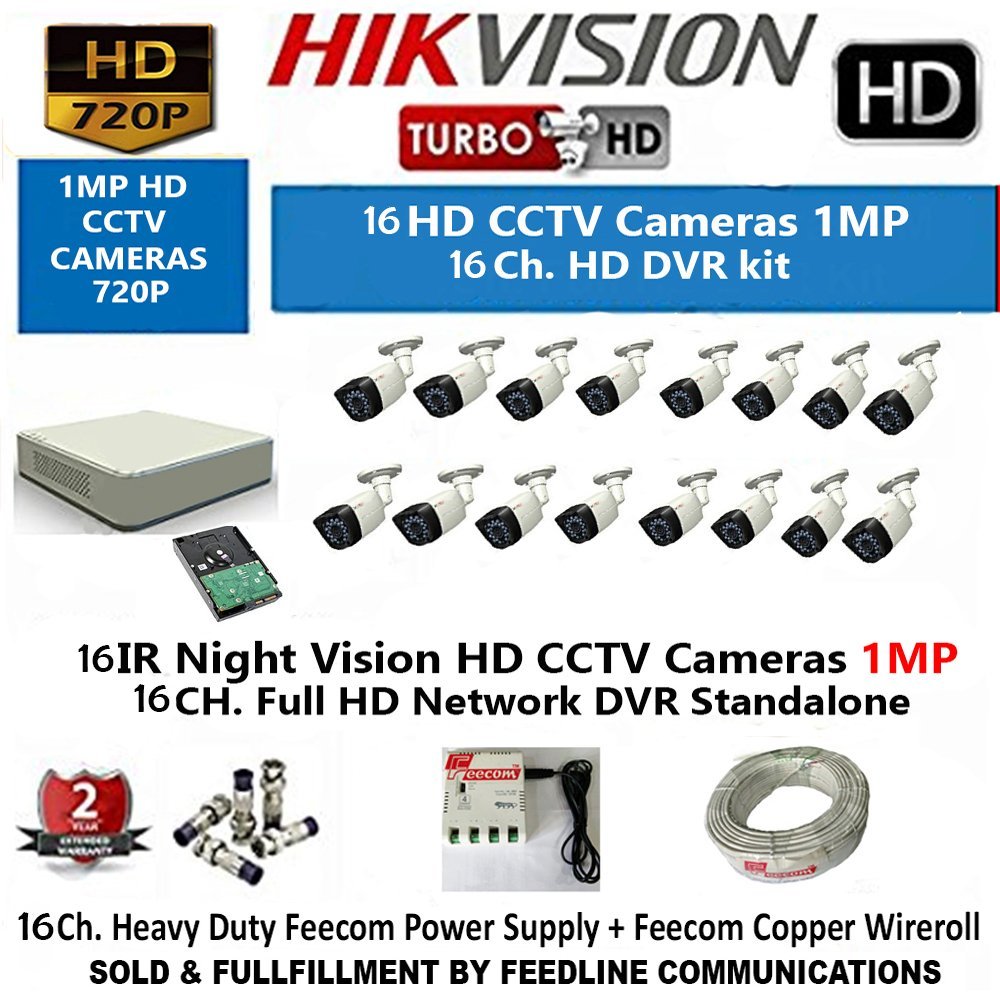 hikvision 16 channel dvr 1mp